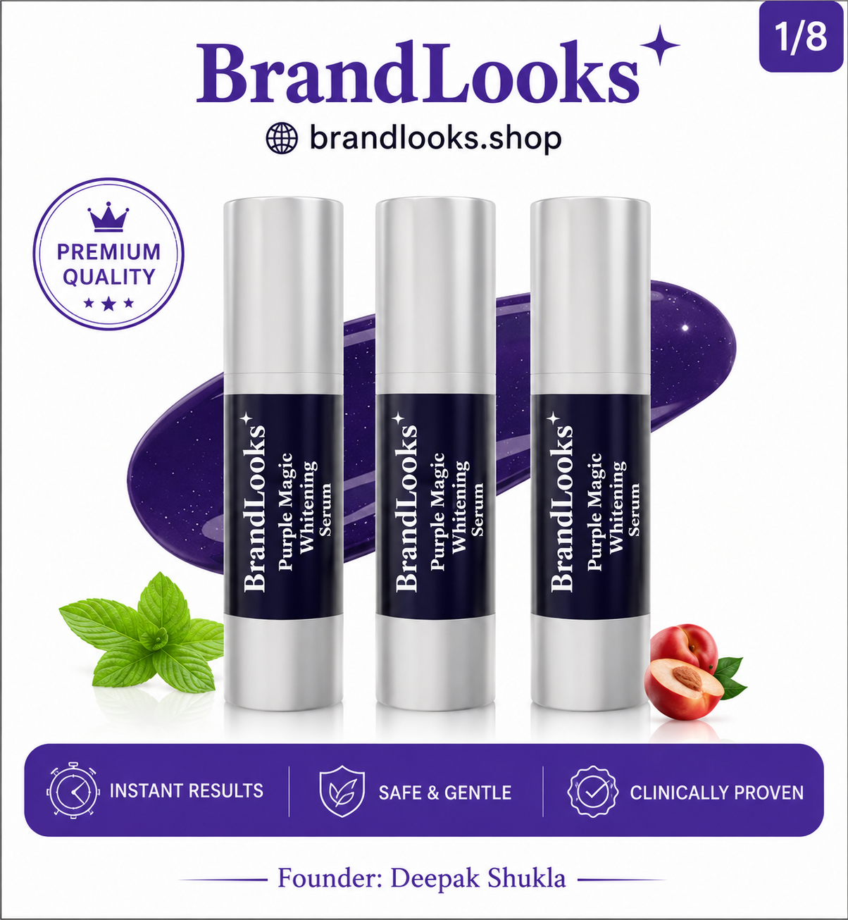 Purplr serum- Instant Teeth Whitening Solution