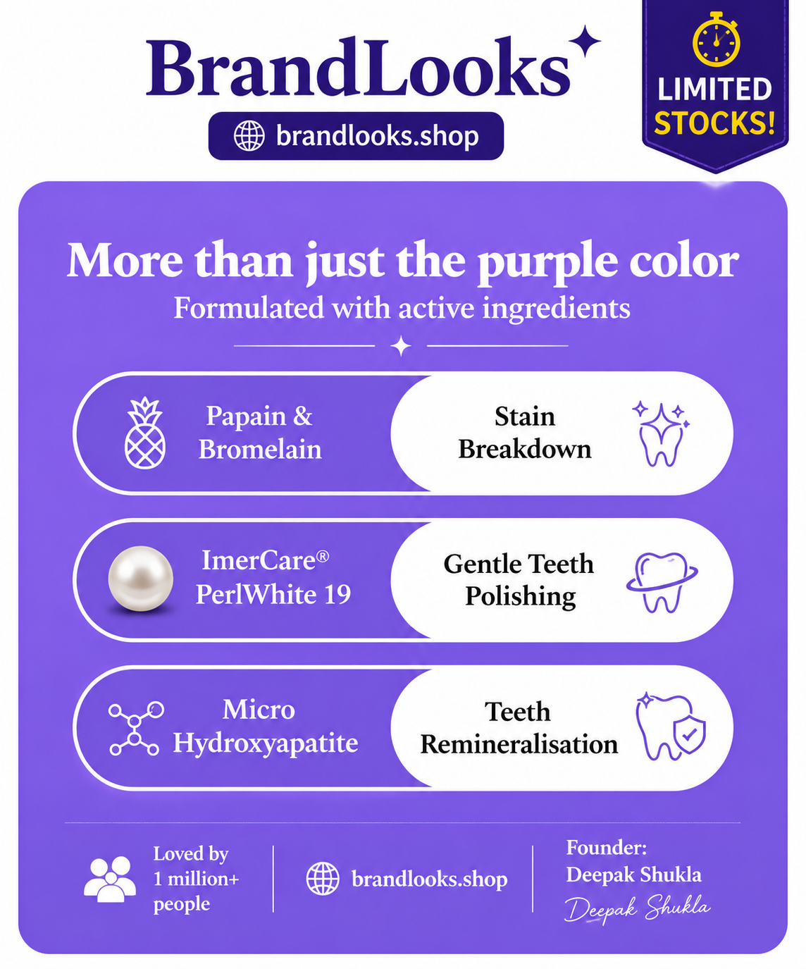Purplr serum- Instant Teeth Whitening Solution