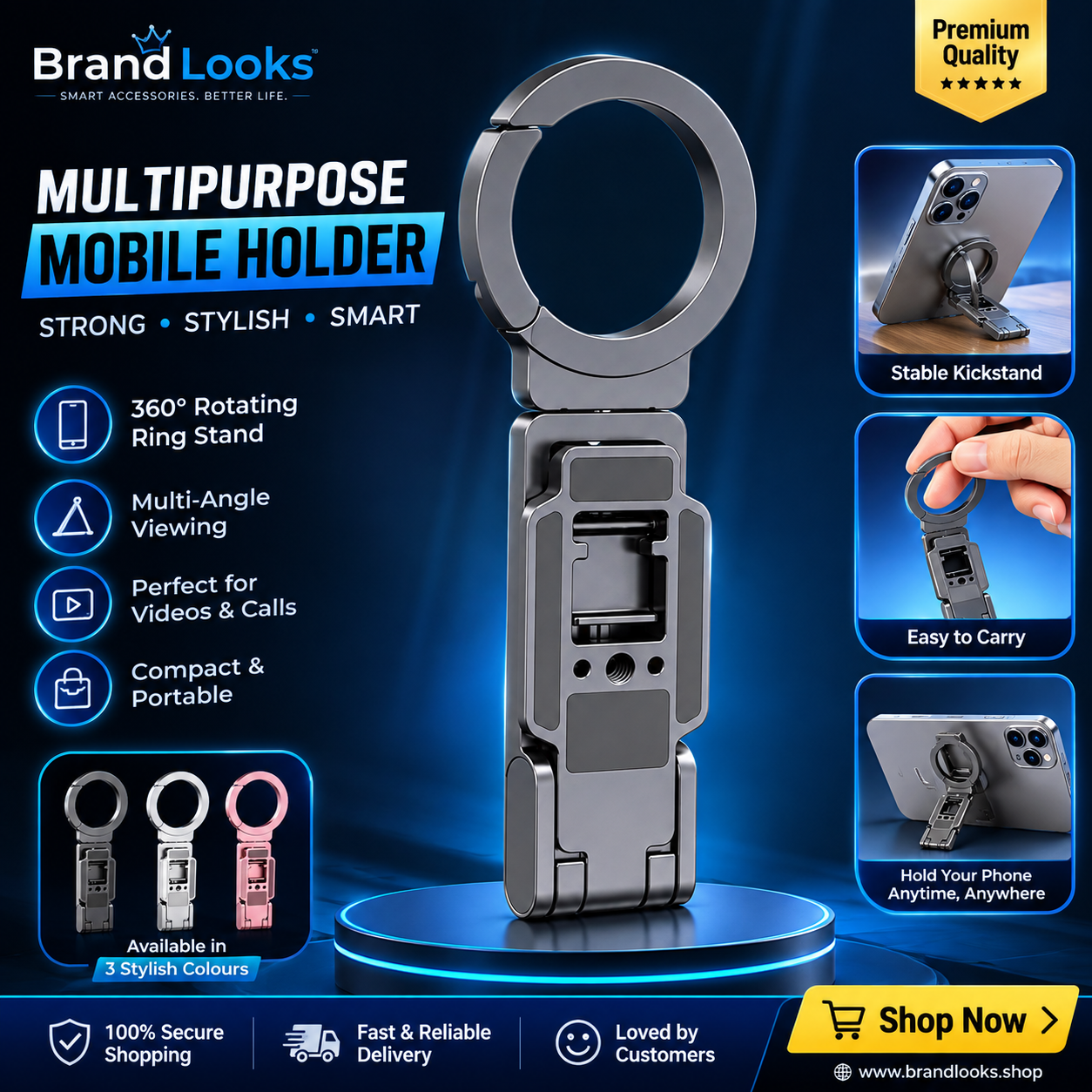 Vantage V3 - Magnetic Phone Tripod
