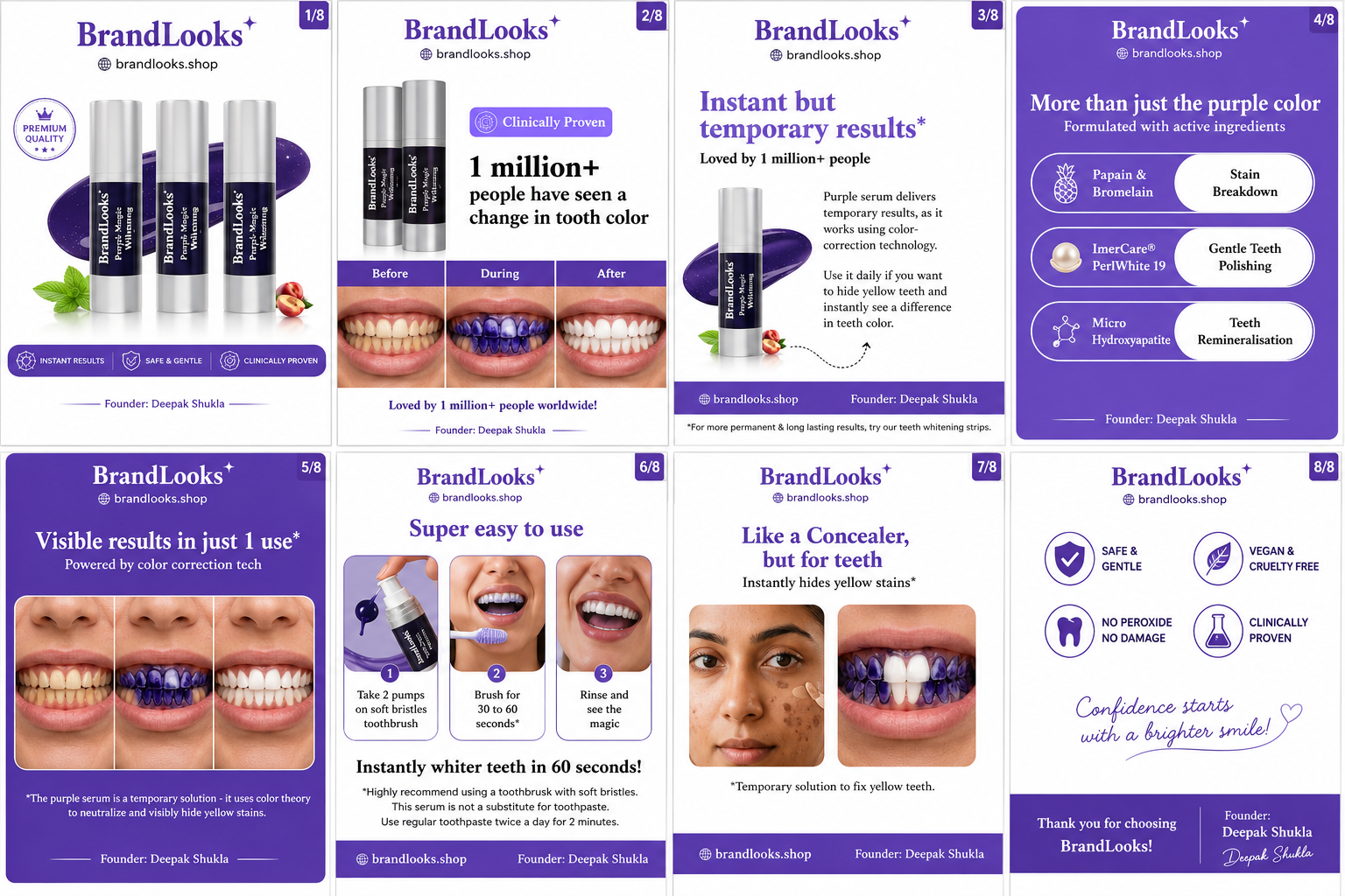 Purplr serum- Instant Teeth Whitening Solution